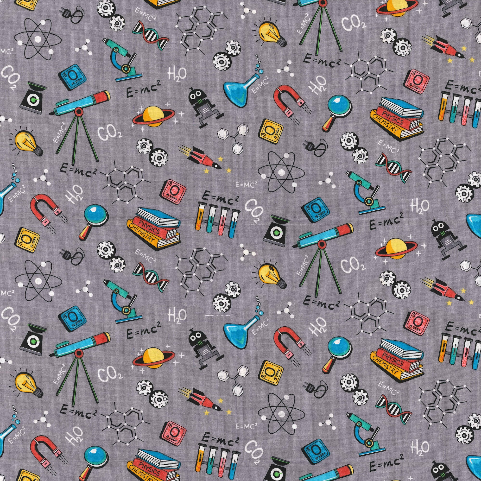 Fabric Traditions Science Toss Cotton Fabric